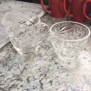 Crystal glass set